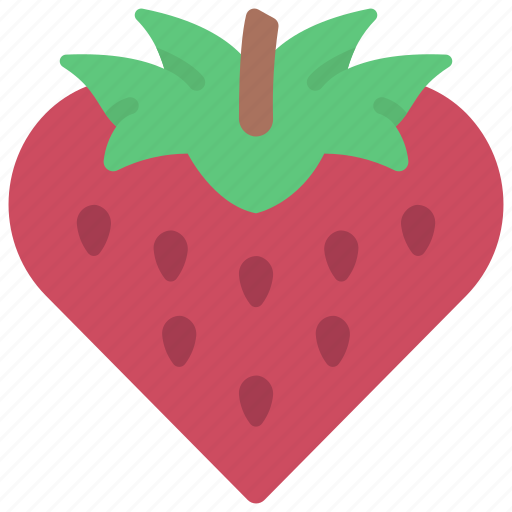 Strawberry, heart, loving, passion, fruit icon - Download on Iconfinder