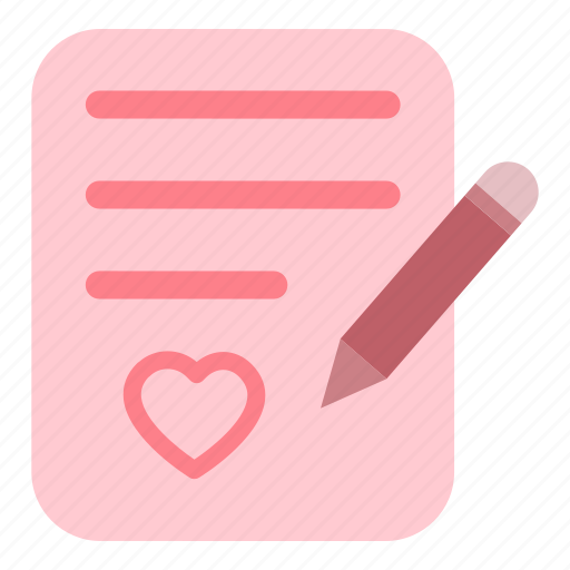Letter, love, valentine, write icon - Download on Iconfinder