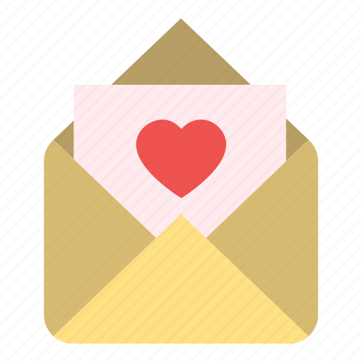 Envelope, heart, love, mail, valentine icon - Download on Iconfinder