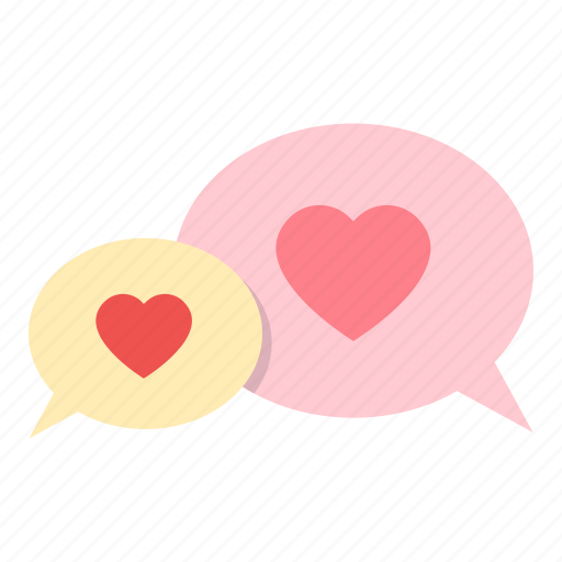 Balloon, bubble, heart, love, message, valentine icon - Download on Iconfinder