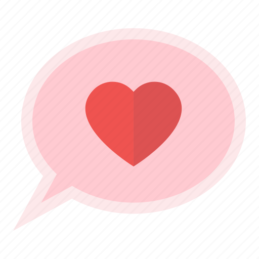 Balloon, bubble, love, message, valentine, heart icon - Download on Iconfinder