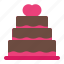 cake, heart, love, party, romance, sweet, wedding 