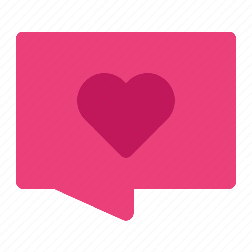 Chat, communication, heart, love, message, romance, valentine icon - Download on Iconfinder