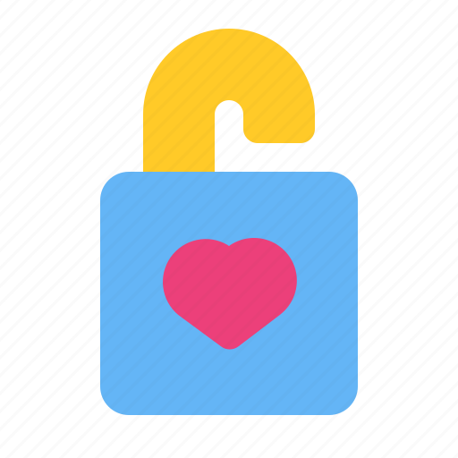 Heart, love, open, romance, unlock, valentine, wedding icon - Download on Iconfinder