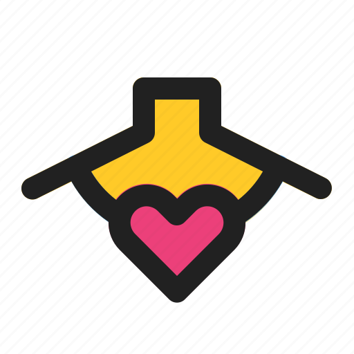 Heart, love, necklace, romance, romantic, valentine, wedding icon - Download on Iconfinder