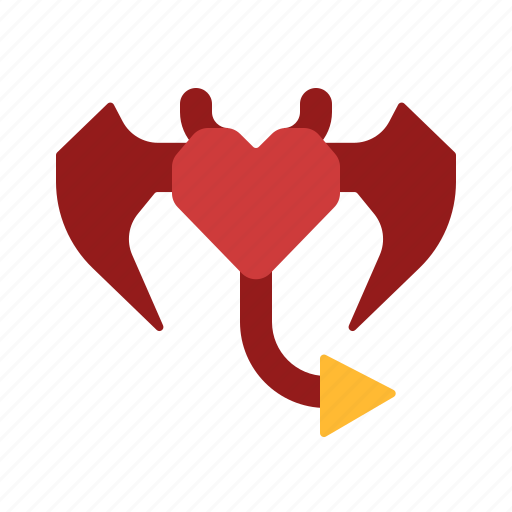 Devil, love, valentine, romance, evil icon - Download on Iconfinder