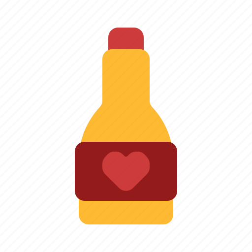 Wine, love, valentine, romance, bottle icon - Download on Iconfinder