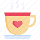 cup, love, heart, food, and, restaurant, romance