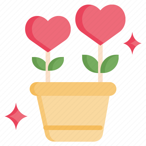 Flower, heart, love, and, romance, valentines icon - Download on Iconfinder