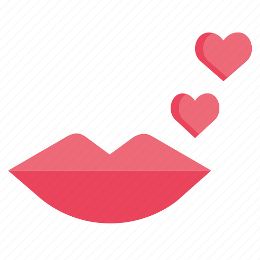 Lips, kiss, love, heart, romantic icon - Download on Iconfinder