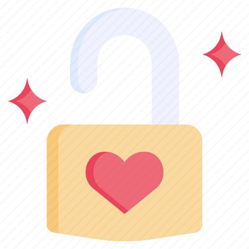 Lock, love, heart, romance, valentines icon - Download on Iconfinder