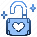 lock, love, heart, romance, valentines