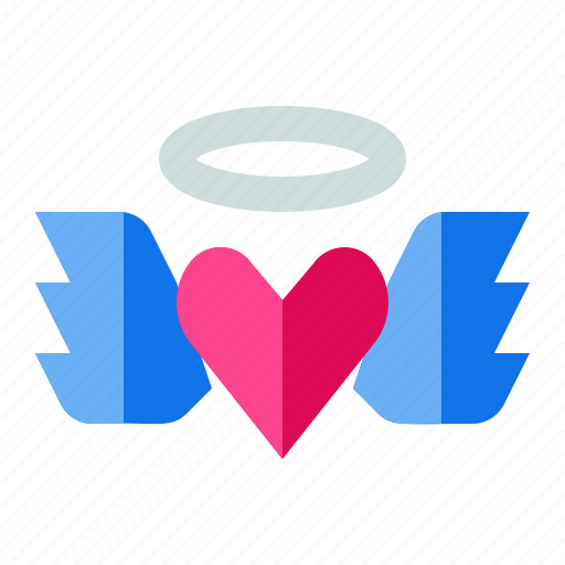 Angel, fairy, heart, love, wings icon - Download on Iconfinder