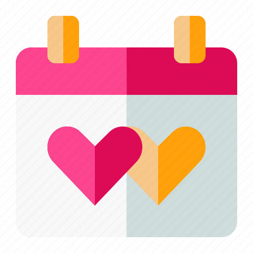 Calendar, date, heart, love, schedule icon - Download on Iconfinder
