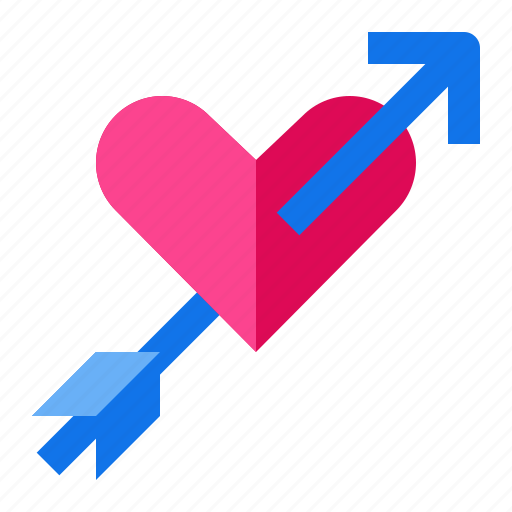 Arrow, bow, cupid, heart, love icon - Download on Iconfinder