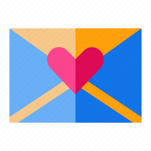 Envelope, heart, love, mail, message icon - Download on Iconfinder