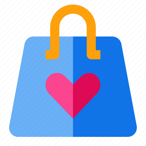 Bag, handbag, heart, love, purse icon - Download on Iconfinder