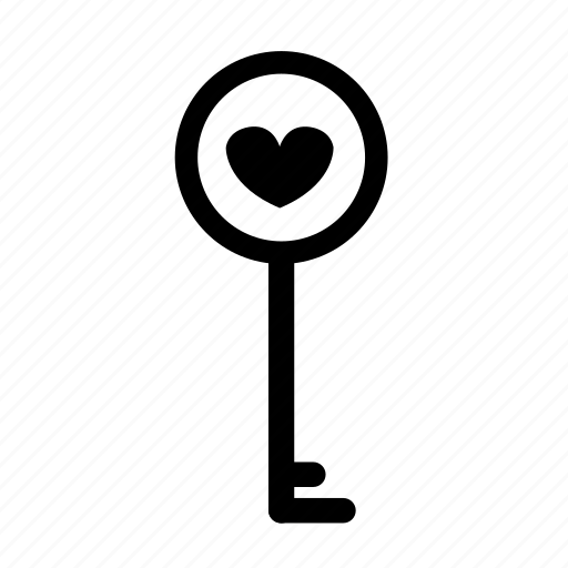 Key, key to my heart, love, valentines icon - Download on Iconfinder