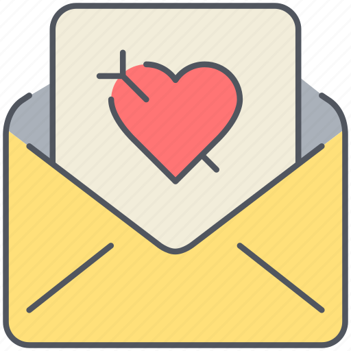 Letter, love, envelope, mail, message, romance, valentines icon - Download on Iconfinder