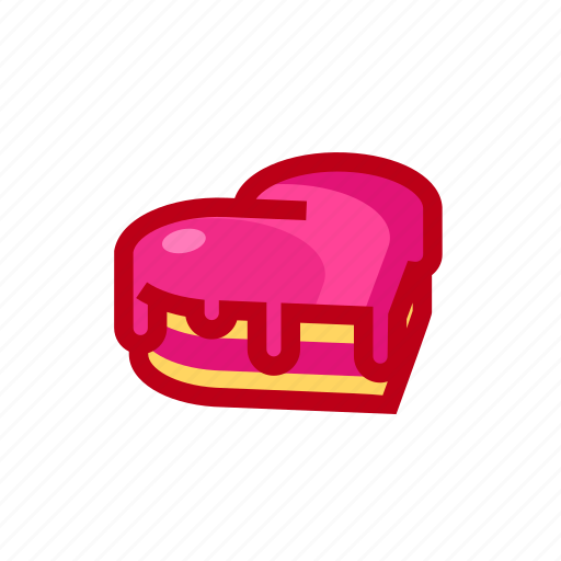 Cake, dessert, heart, love, sweet icon - Download on Iconfinder