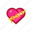 chain, heart, love, valentine 