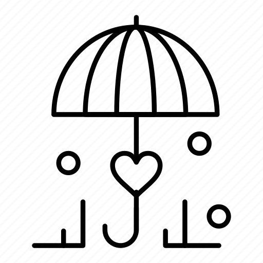 Insurance, love, secure, umbrella icon - Download on Iconfinder