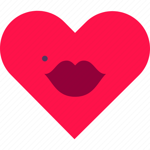 Female, heart, kiss, lips, love, mole, woman icon - Download on Iconfinder