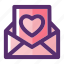 envelope, heart, letter, love, love letter, message, valentine 