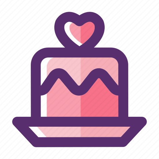 Birthday, cake, love, valentine, valentine day, wedding, wedding cake icon - Download on Iconfinder