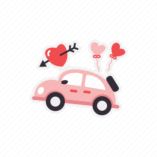 Wedding, car, transport, love, marriage, vehicle, romance icon - Download on Iconfinder