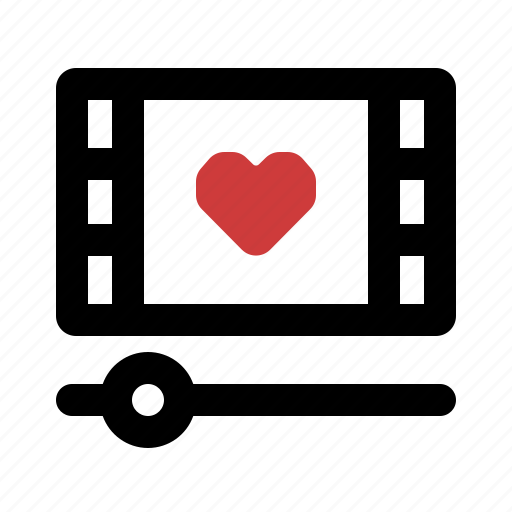Movie, love, valentine, romance, play icon - Download on Iconfinder