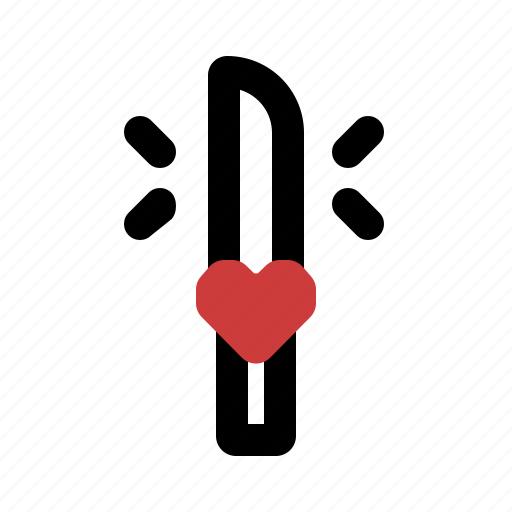 Sword, love, valentine, romance, sharp icon - Download on Iconfinder