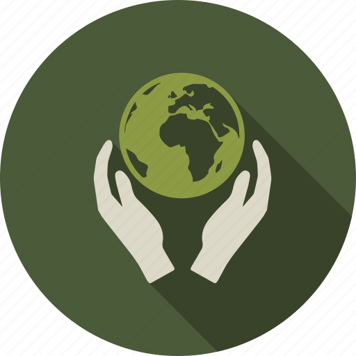 Blobe, earth, environement, green, leaves, love, nature icon - Download on Iconfinder
