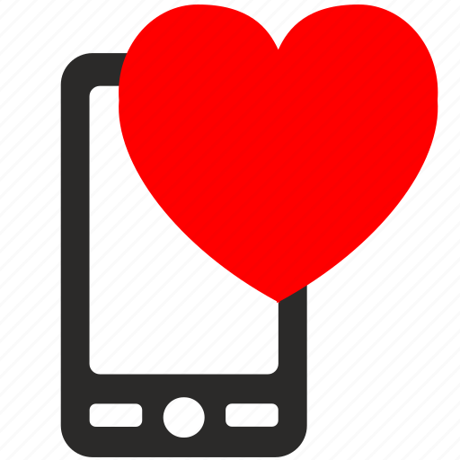 Call, heart, love, mobile, smartphone icon - Download on Iconfinder