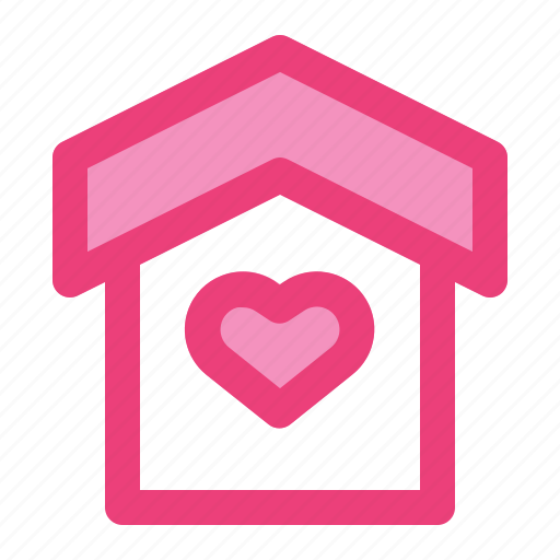 Heart, home, house, love, romance, sweet, wedding icon - Download on Iconfinder