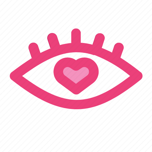 Dating, eye, heart, love, romance, valentine, view icon - Download on Iconfinder