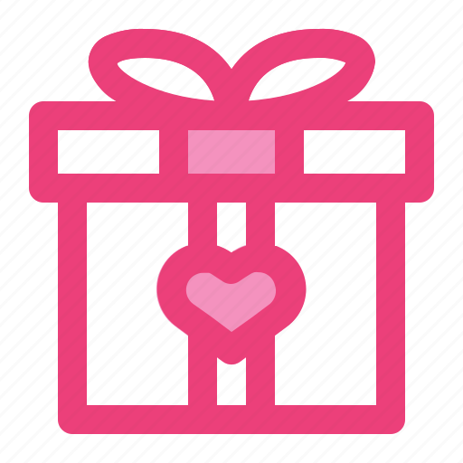 Gift, heart, love, present, romance, valentine, wedding icon - Download on Iconfinder