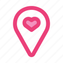 heart, location, love, pin, romance, valentine, wedding