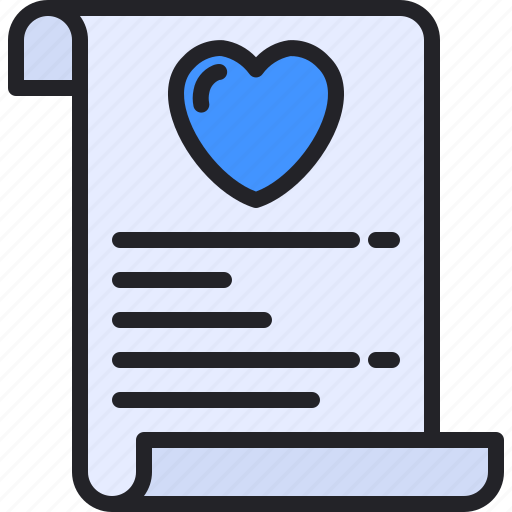 Letter, love, heart, romance, poem icon - Download on Iconfinder