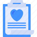clipboard, love, romance, heart, checklist