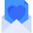 envelope, love, letter, romance, message