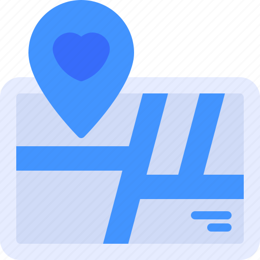Map, love, location, wedding, gps icon - Download on Iconfinder
