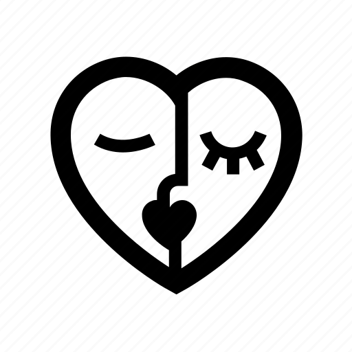 Face, heart, kiss, love, romantic, valentine day icon - Download on Iconfinder
