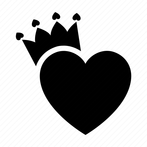 Crown, heart, love, tattoo, valentine day icon - Download on Iconfinder
