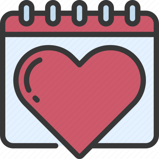 Heart, date, loving, passion, schedule icon - Download on Iconfinder