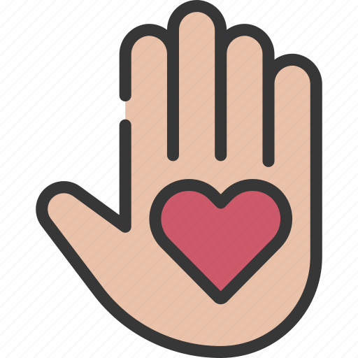 Heart, hand, loving, passion, hands icon - Download on Iconfinder