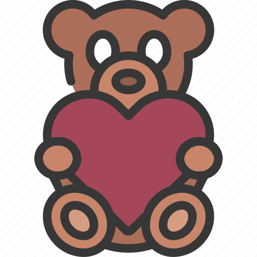 Heart, teddy, bear, loving, passion icon - Download on Iconfinder