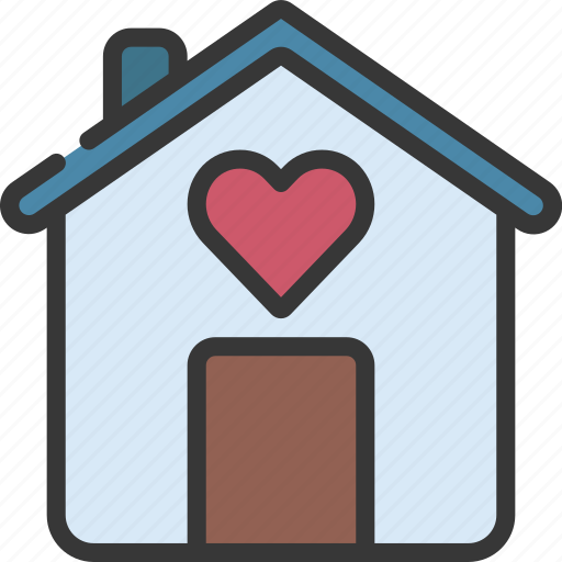 Home, loving, passion, house, heart icon - Download on Iconfinder