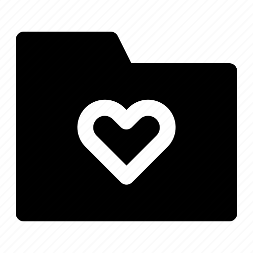 Document, favorite, folder, heart, love, romance, storage icon - Download on Iconfinder