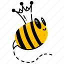 honey bee, queen bee, bee, hive bee, apis mellifera